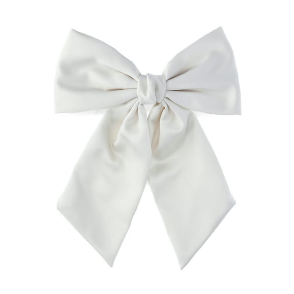 Time and Tru Bow Barrette, Ivory