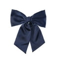 thumbnail image 1 of Time and Tru Bow Barrette, Navy, 1 of 3