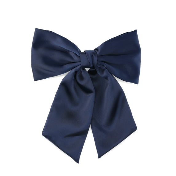 Time and Tru Bow Barrette, Navy
