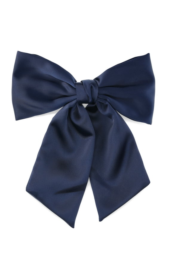 Bow Barrette, Navy