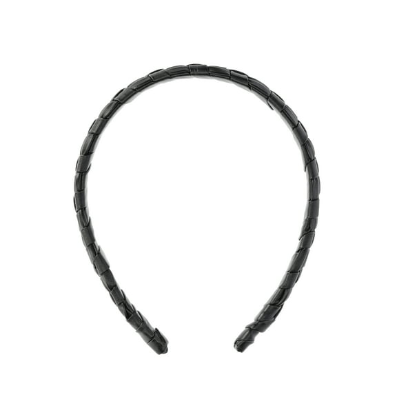Time and Tru Braided U Headband, Black