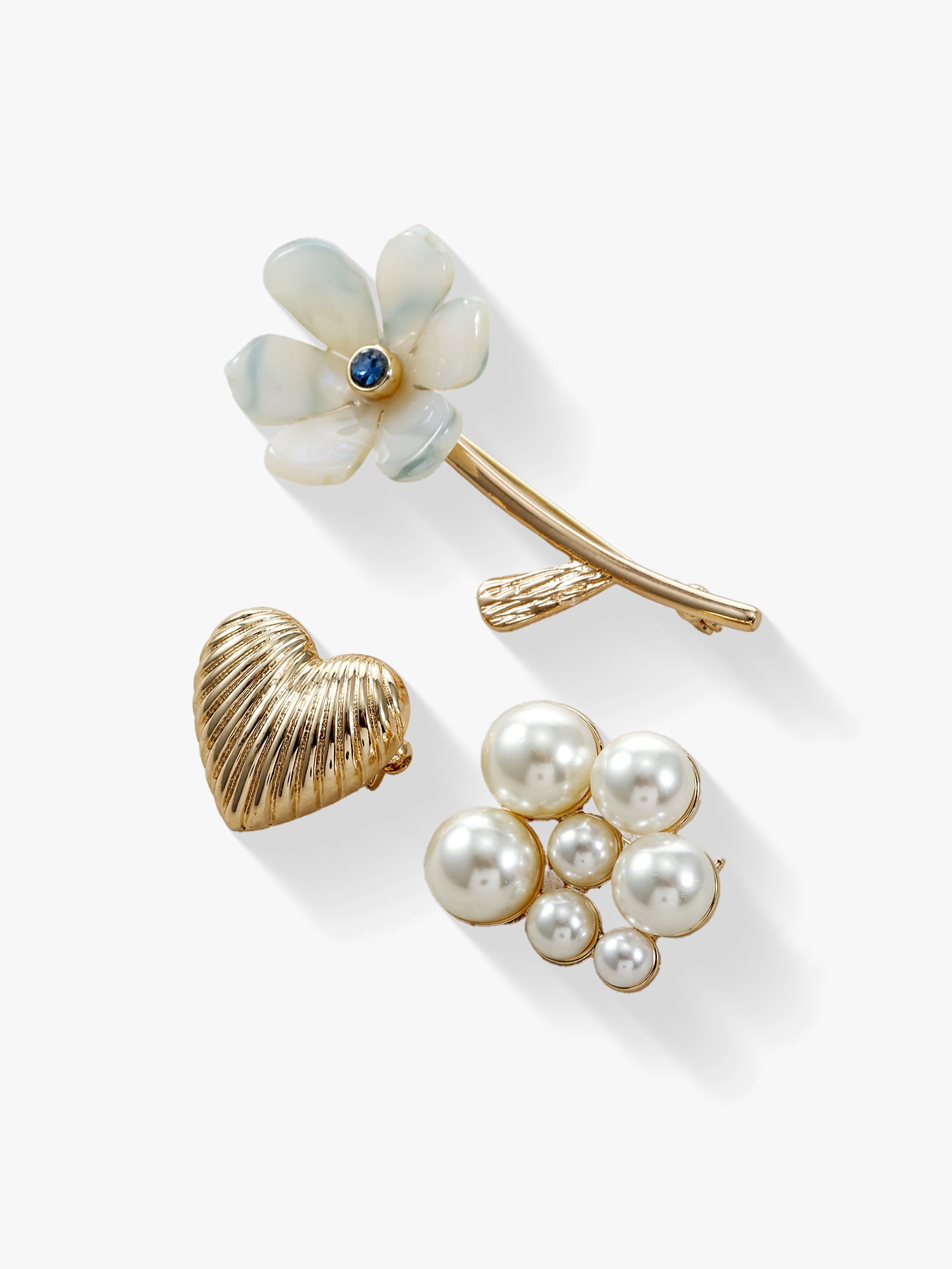 Time and Tru Brooch/Charm Set