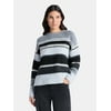 Time and Tru Women’s Brushed Stripe Sweater, Midwe