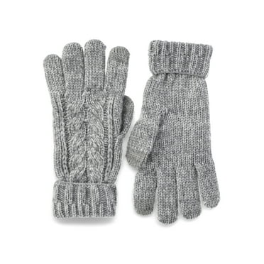 Time and Tru Women’s Cable Knit Touchscreen Gloves