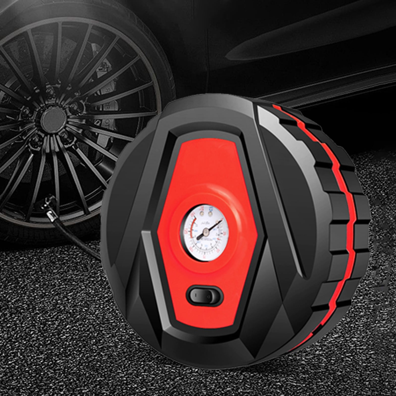 Time and Tru Car Inflatable Pump Small Mini Portable Multifunction With