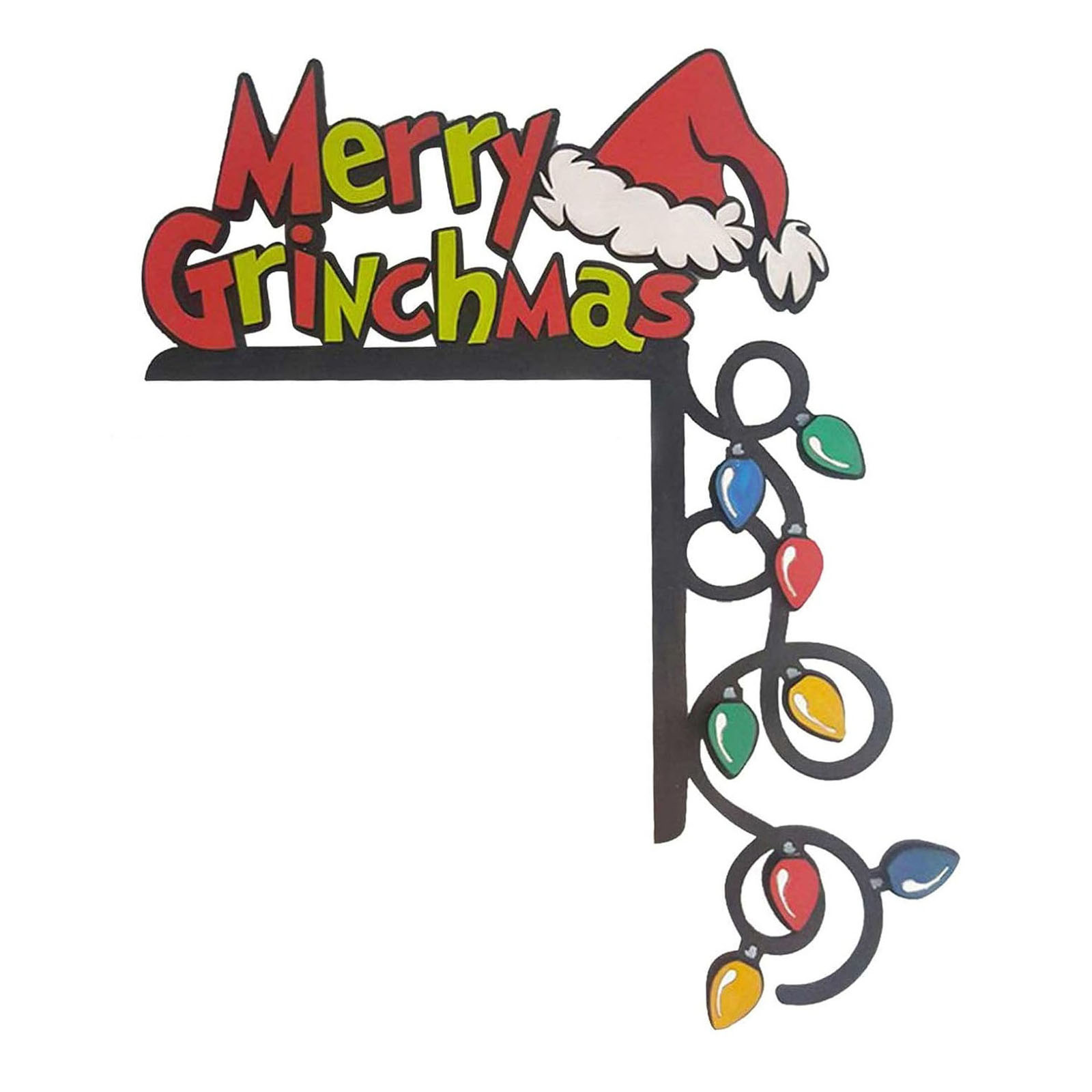 Time and Tru Christmas Door Frame Decoration Christmas Santa Claus Door