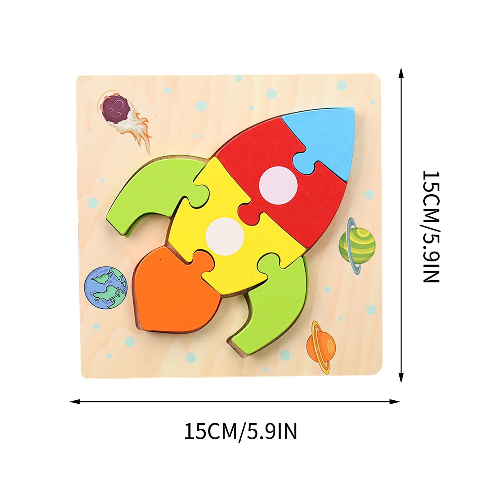 Time and Tru Clearance Threedimensional Colored Early Childhood