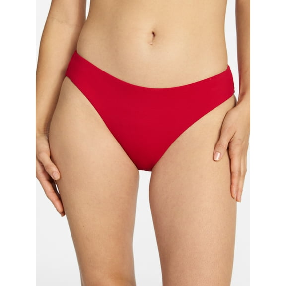 Time and Tru Women's and Women's Plus Size Low Rise Bikini Bottoms, Sizes XS-3X