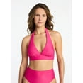 thumbnail image 1 of Time and Tru Women's and Women's Plus Tall Triangle Bikini Top, Sizes XS-3X, 1 of 5
