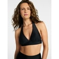 thumbnail image 1 of Time and Tru Women's and Women's Plus Tall Triangle Bikini Top, Sizes XS-3X, 1 of 5
