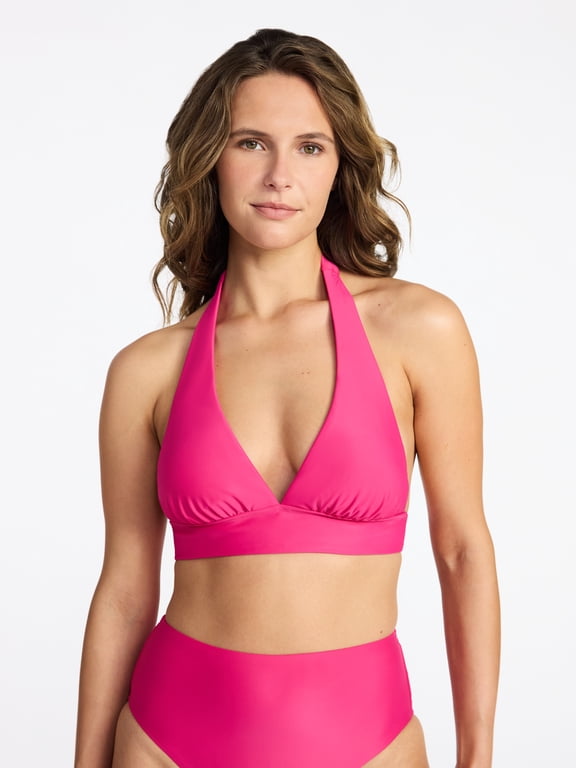 Women's Tall Triangle Bikini Top, Sizes XS-3X