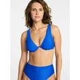 thumbnail image 1 of Time and Tru Women's and Women's Plus Underwire Bikini Top, Sizes XS-3X, 1 of 6