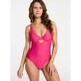 thumbnail image 1 of Time and Tru Women's and Women's Plus Size Underwire One Piece Swimsuit, Sizes XS-3X, 1 of 5