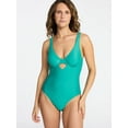 thumbnail image 1 of Time and Tru Women's and Women's Plus Size Underwire One Piece Swimsuit, Sizes XS-3X, 1 of 5