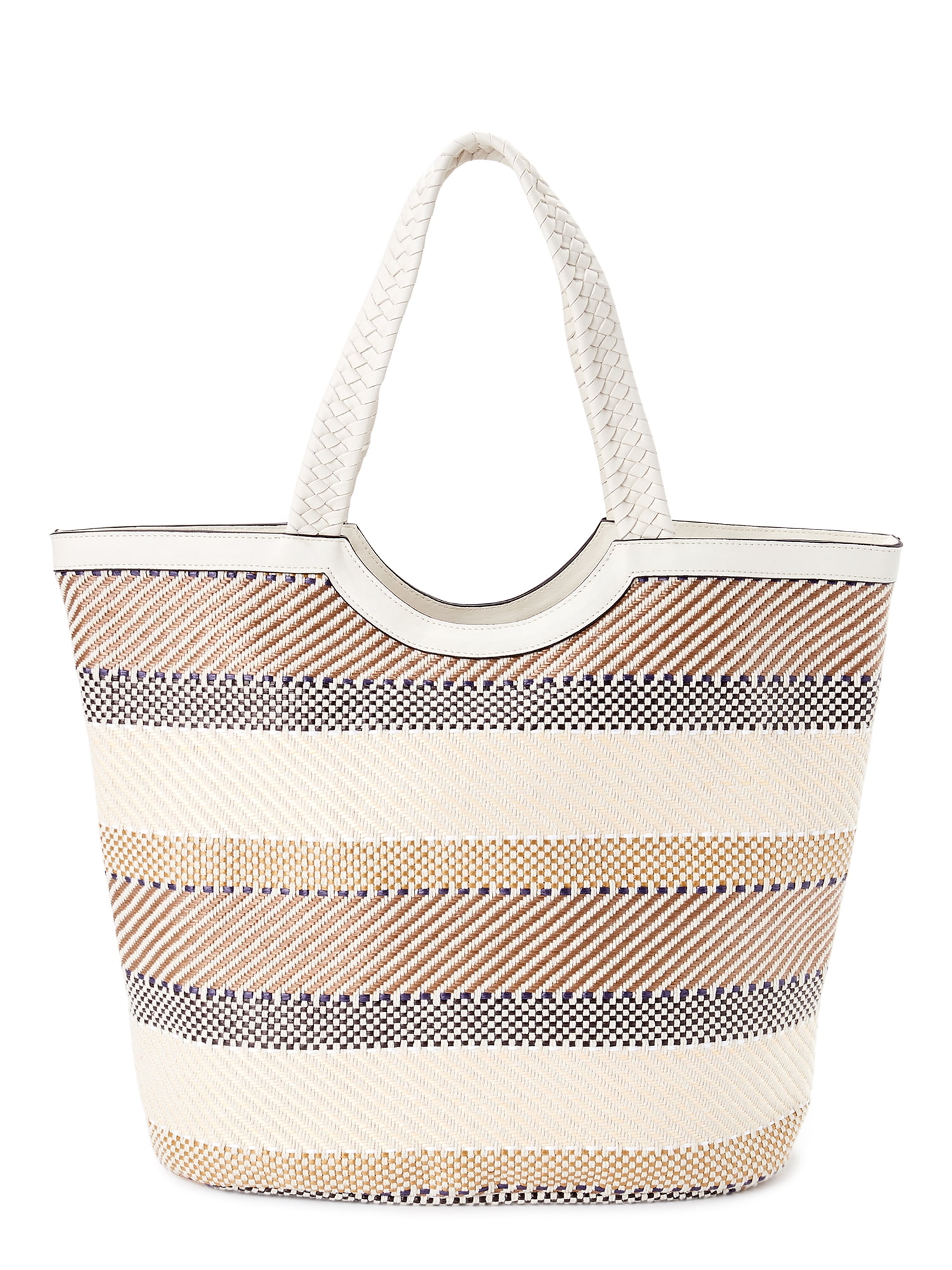 GL-Turelifes Round Summer Straw Bag Big Weave Handbags Beach Shoulder Bags  Vocation Tote HandbagsTravel Bag for Women