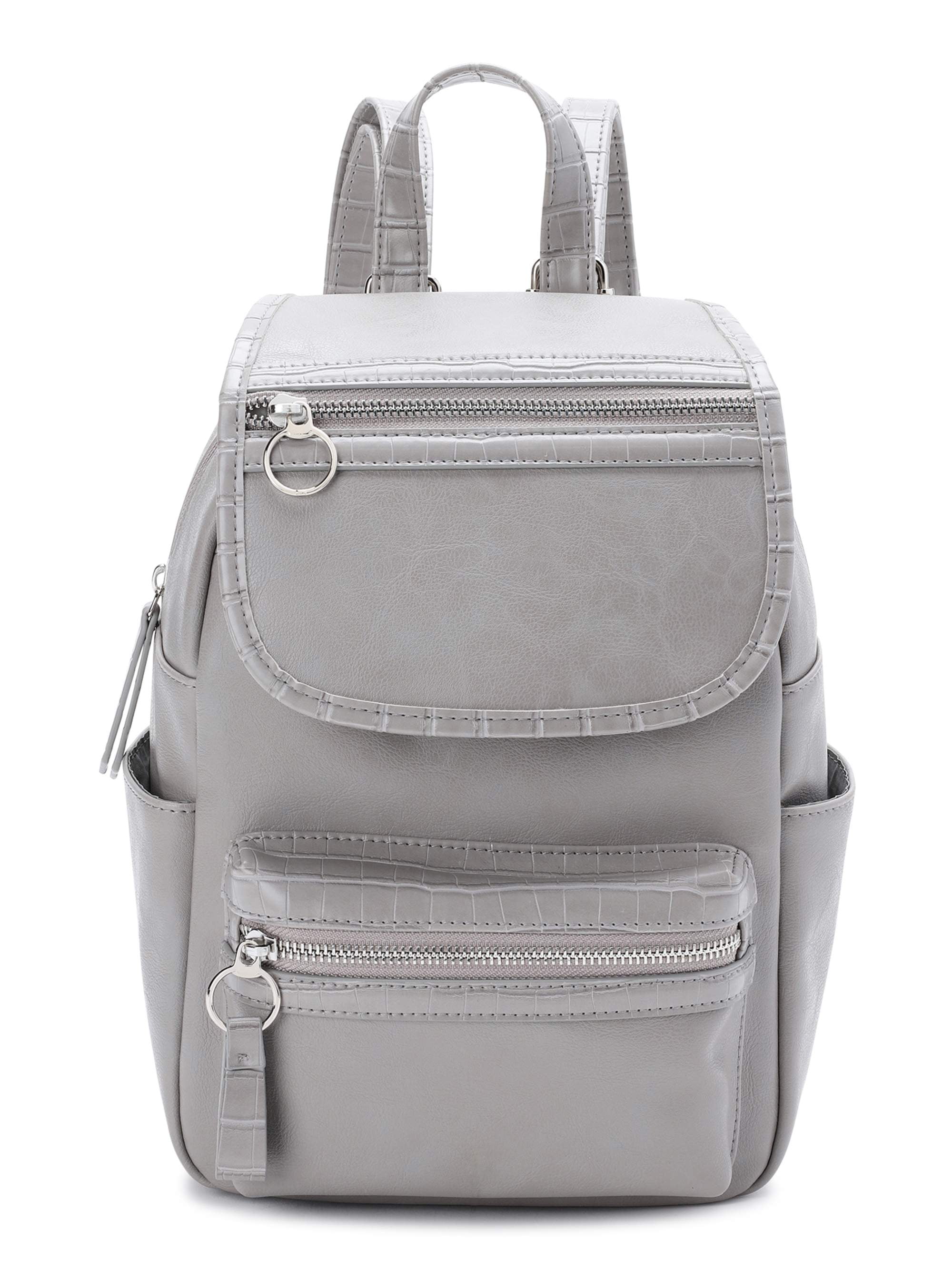 Time and Tru Fallon Backpack, Grey 