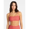 thumbnail image 1 of Time and Tru Women's and Women's Plus Size Geo Print Bralette Top, Sizes XS-3X, Family Swim, 1 of 5