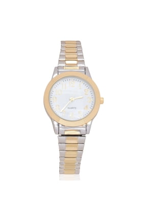 Female Analog Watch in Two-Tone with Expansion Band (4005LWM1)