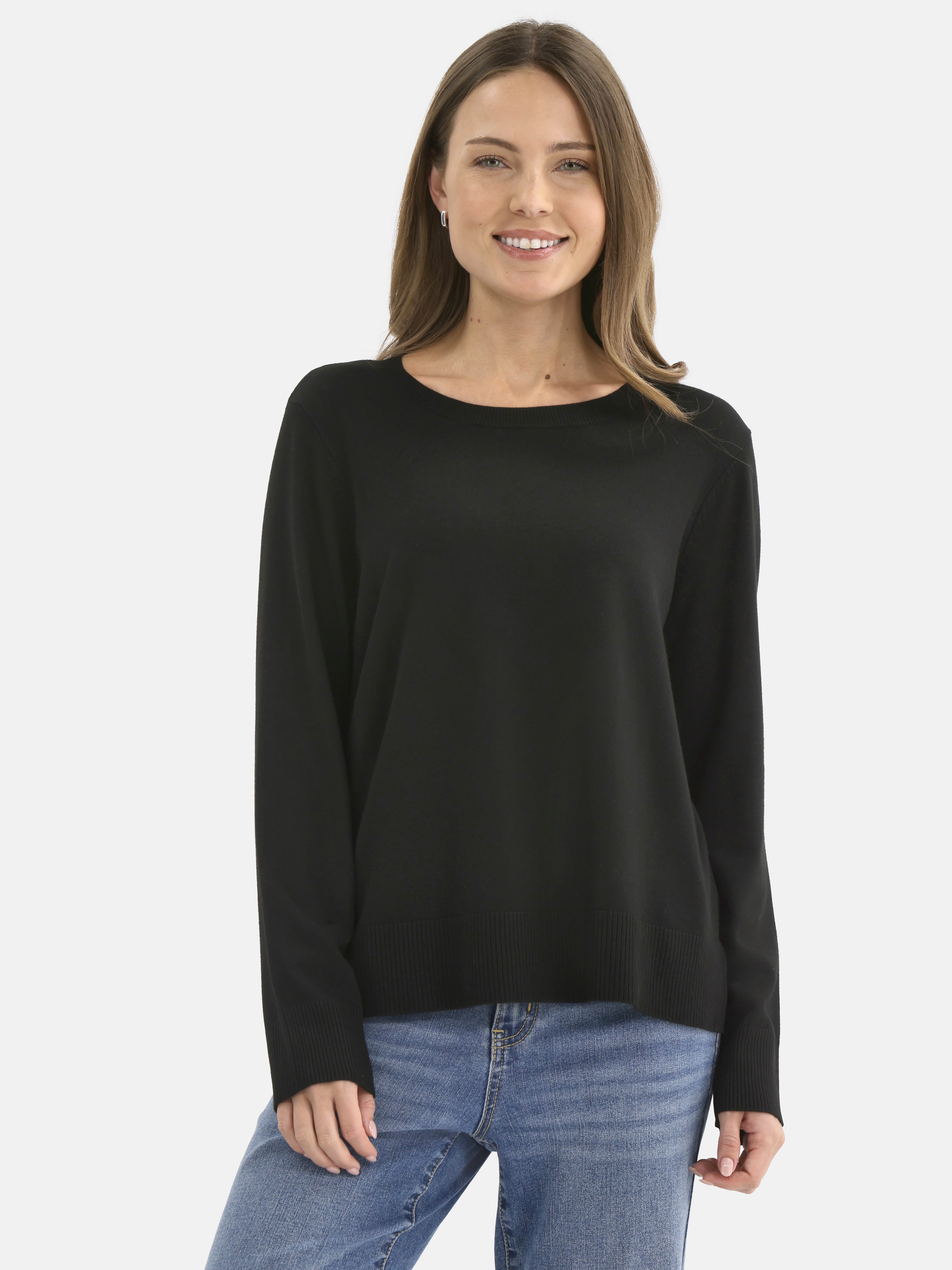 Time and Tru Women’s Fine Gauge Pullover Sweater, Lightweight, Sizes XS-XXXL