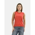 thumbnail image 1 of Time and Tru Women's Fine Gauge Sweater Tank Top, Lightweight, Sizes XS-XXXL, 1 of 5