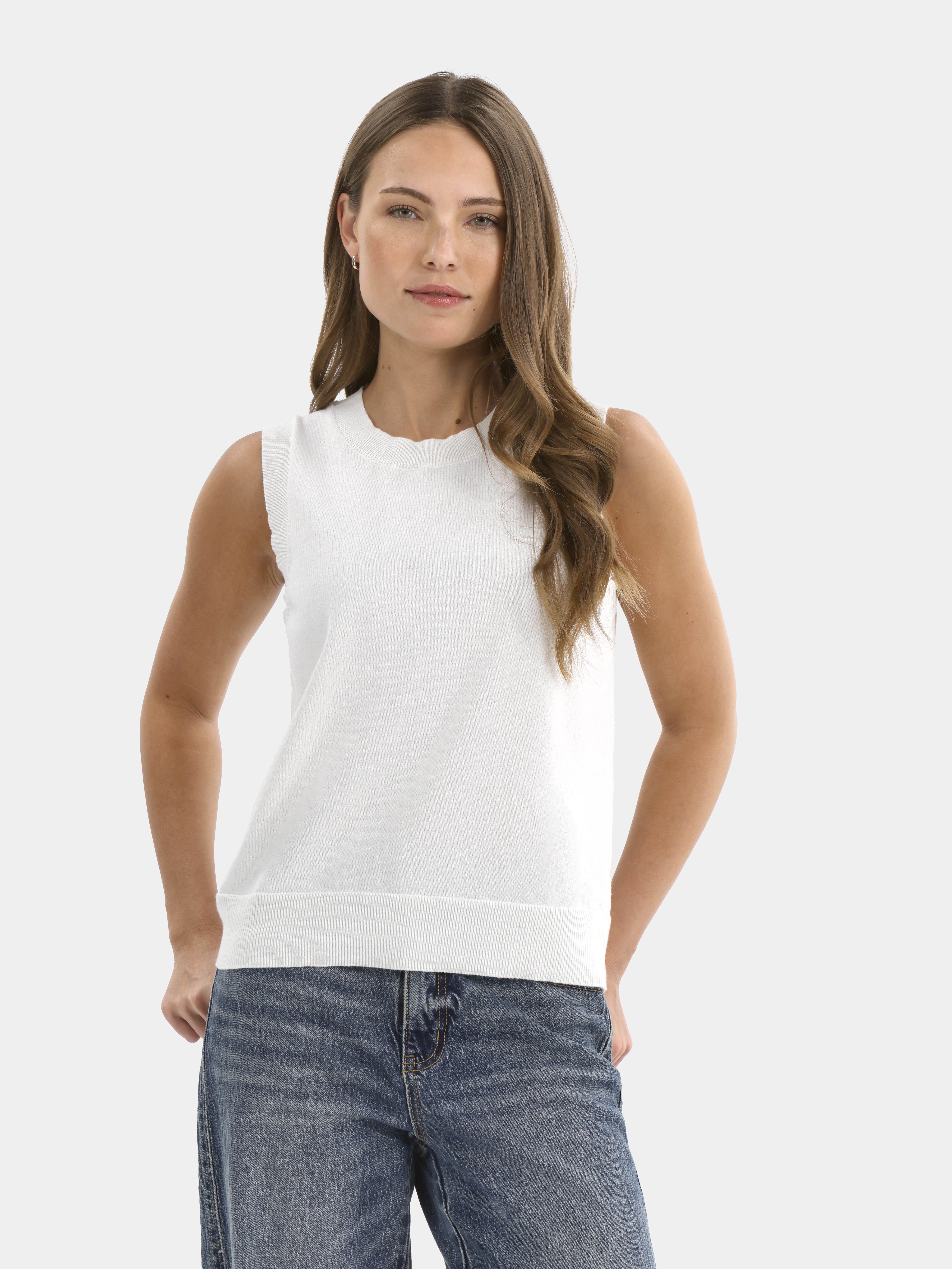 Time and Tru Women's Fine Gauge Sweater Tank Top, Lightweight, Sizes XS-XXXL