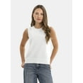 thumbnail image 1 of Time and Tru Women's Fine Gauge Sweater Tank Top, Lightweight, Sizes XS-XXXL, 1 of 5