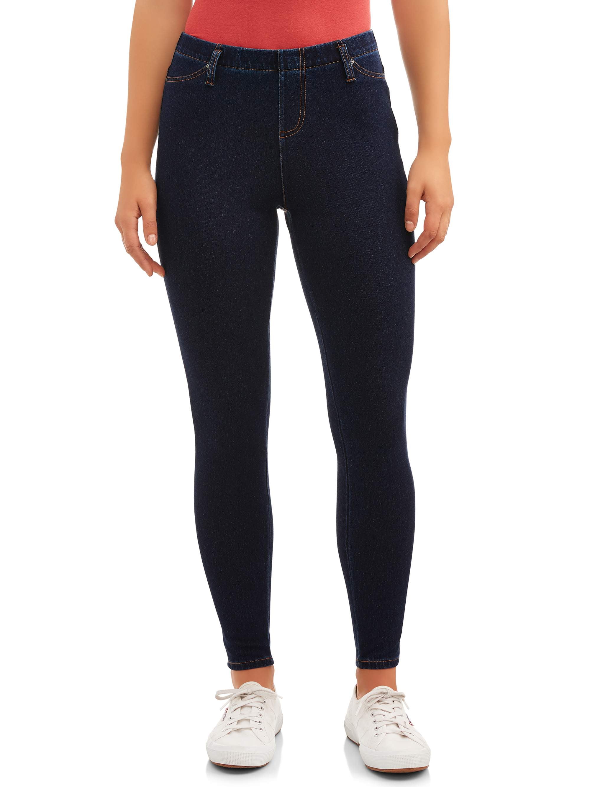 Knit denim jeggings cheap