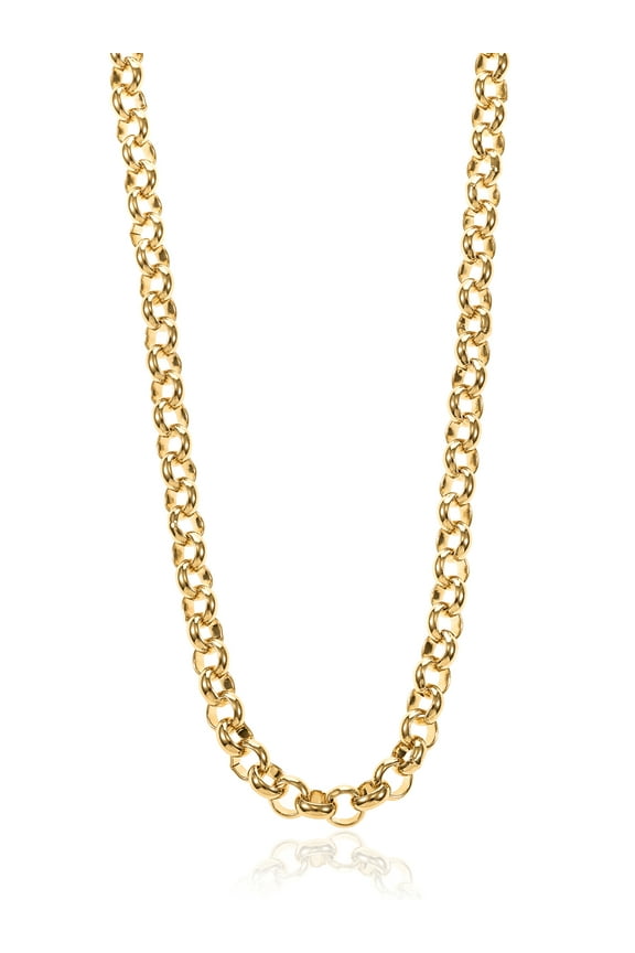 Goldtone Charm Chain Necklace, 1 Piece