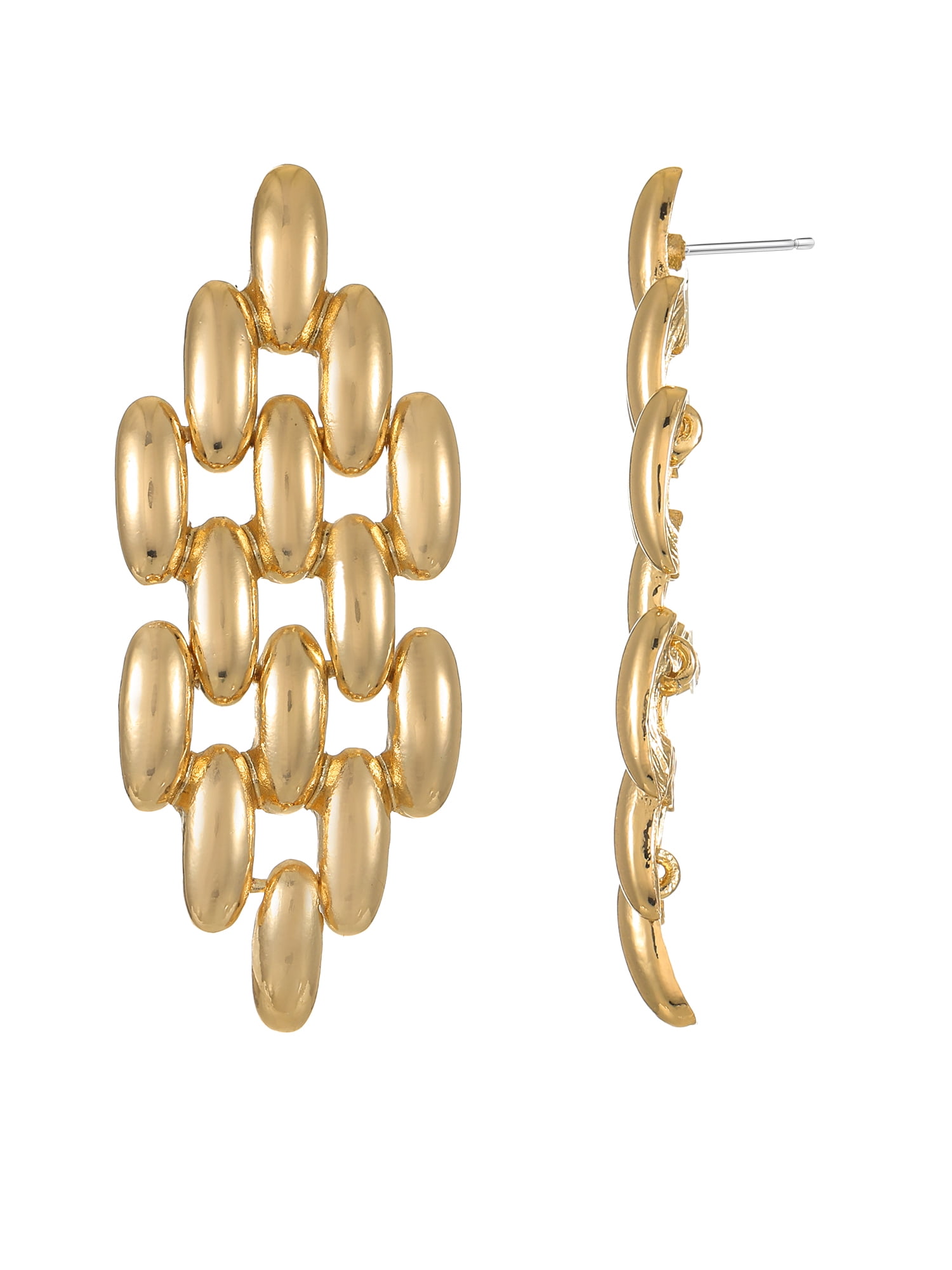 Time and Tru Goldtone Drop Earrings, 1 Pair