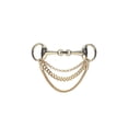 thumbnail image 1 of Time and Tru Goldtone Horse Bit Brooch, 1 Piece, 1 of 5