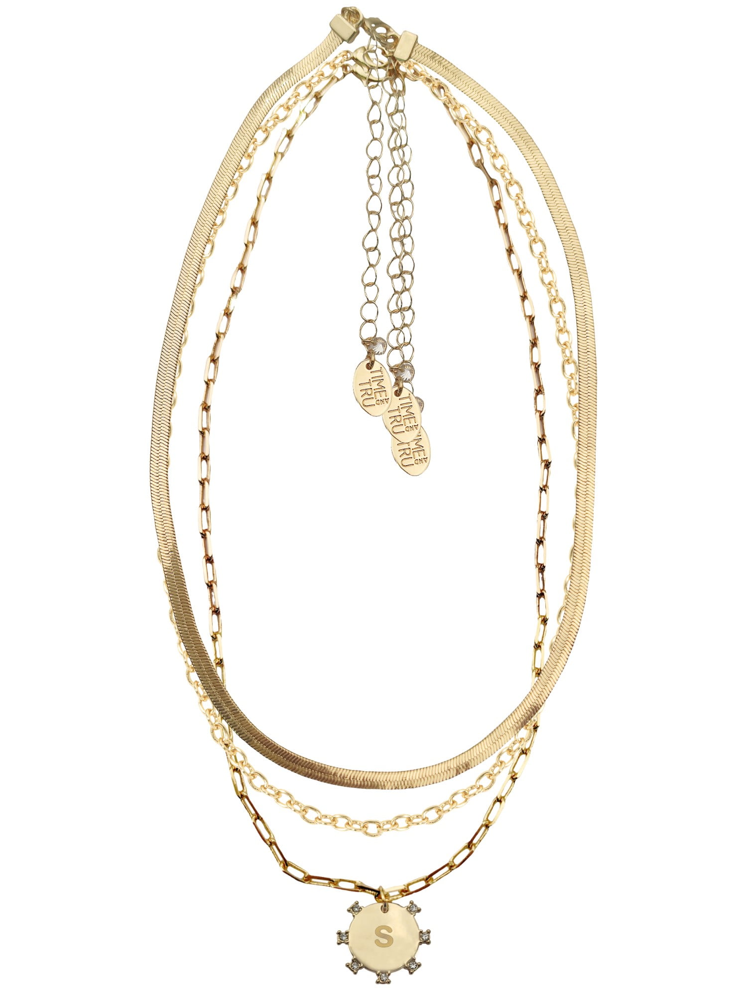 Time and Tru Goldtone Initial K Necklace – Everyday Elegance