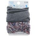 thumbnail image 1 of Time and Tru Headwrap, Mauve Print, 2 Pack, 1 of 3