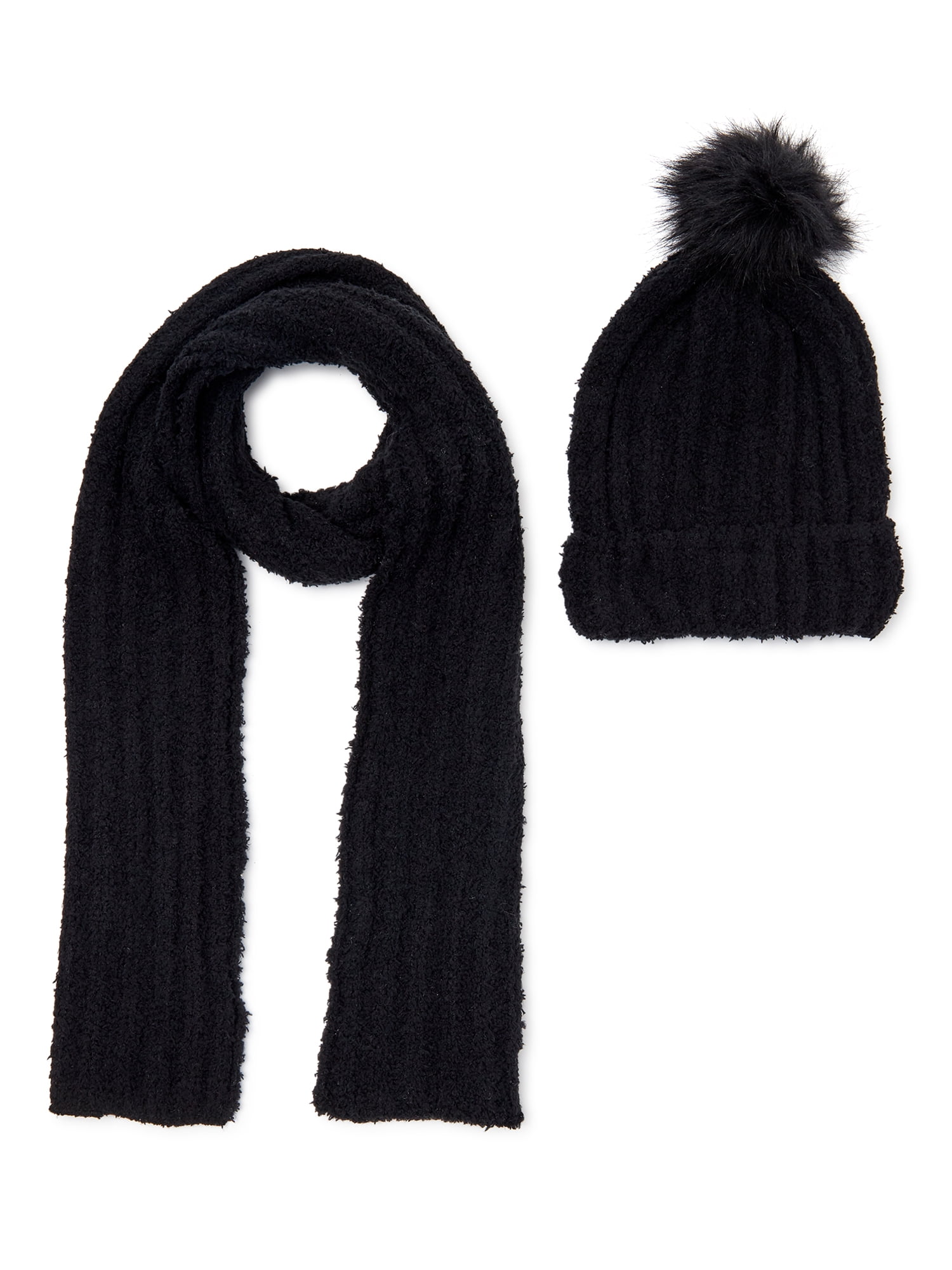 Time and Tru Holiday Scarf and Hat Cold Weather Gift Set, 2Piece