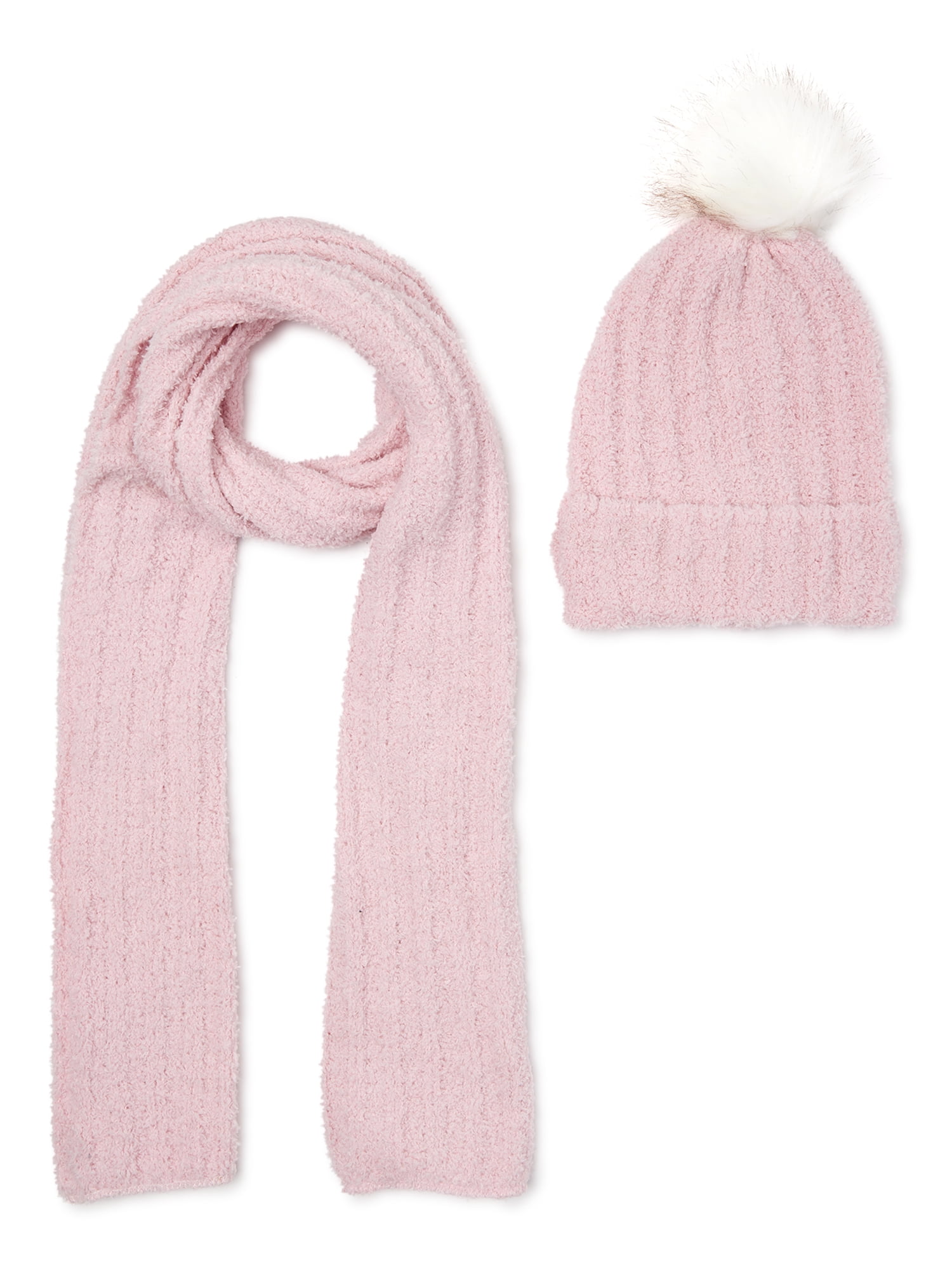 Time and Tru Holiday Scarf and Hat Cold Weather Gift Set, 2Piece
