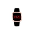 thumbnail image 1 of Time and Tru Ladies Adult Digital Watch with Black Silicone Strap, 1 of 1