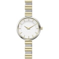 thumbnail image 1 of Time and Tru Ladies Adult Two-Tone Round Analogue Watch, 1 of 2