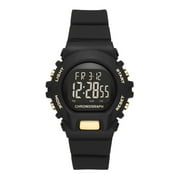 Time and Tru Ladies Black Plastic Sport Digital Chronograph Watch FMDOTT092