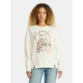 thumbnail image 1 of Time and Tru Women's Yellowstone Ranch Stars Graphic Sweatshirt, Sizes XS-3XL, 1 of 5