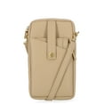 thumbnail image 1 of Time and Tru Women's Lanie Phone Wallet, Beige, 1 of 4