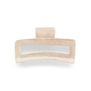Time and Tru Large Claw Clip, Ivory
