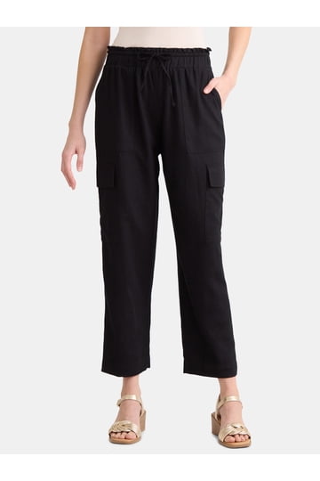walmart black dress pants women Womens Black Slacks for Work and Casual