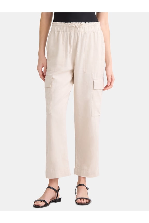 Linen Straight Pant, 27" Inseam, sizes XS-XXXL