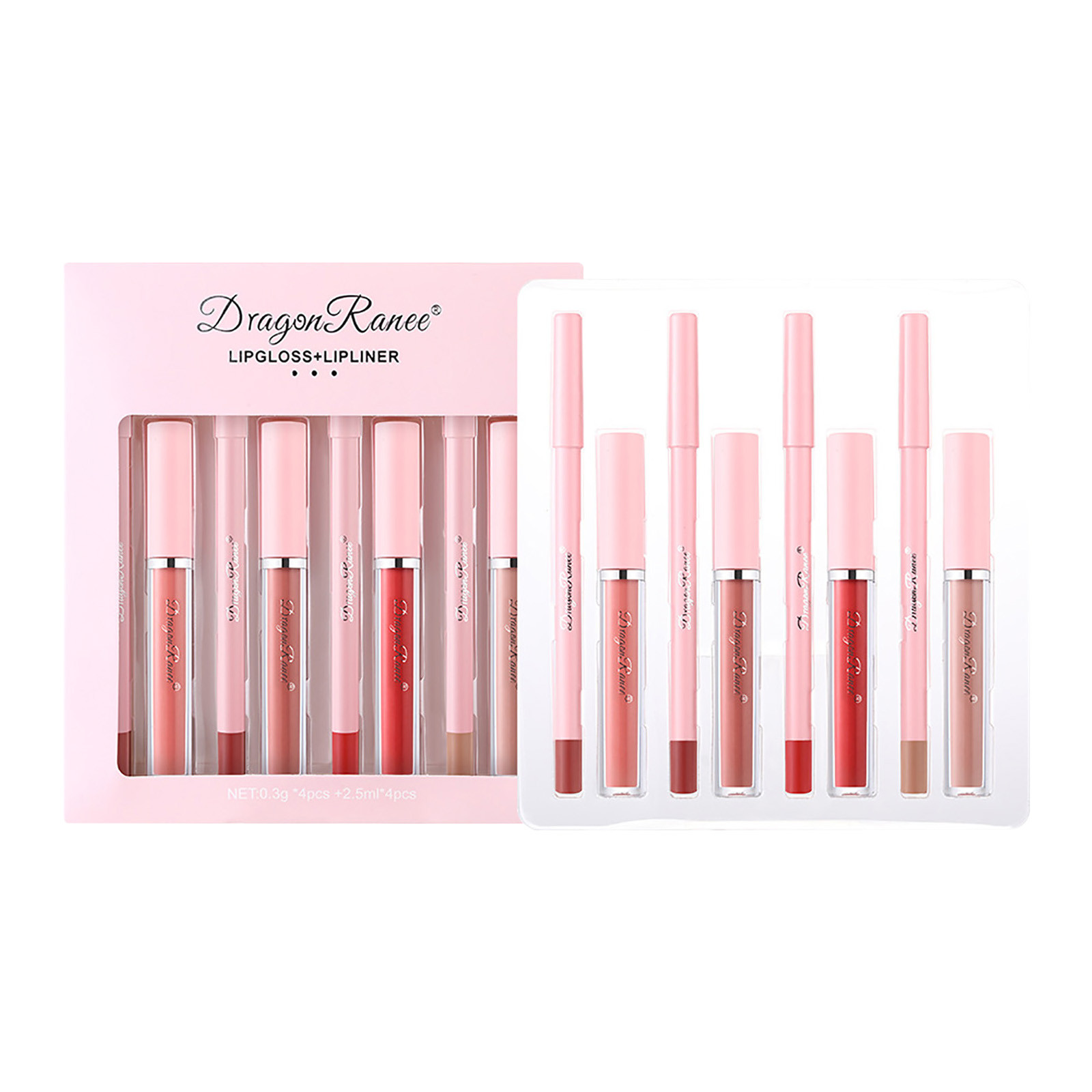 Time and Tru Lip Gloss Lipliner+lip Gloss And Non Stick Cup Lipstick