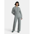 thumbnail image 1 of Time and Tru Women's Cable Knit Hoodie Sweater and Pants Set, 2-Piece, Sizes XS-XXXL, 1 of 4
