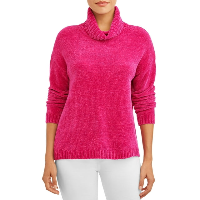 Time and Tru Long Sleeve Pullover Relaxed Fit Sweater (Women's) 1 Pack