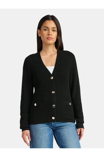 トップス FRONT MIX BOX CARDIGAN / TIME IS ON 89th & Madison Chevron Open Front Cardigan