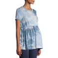 thumbnail image 1 of Time and Tru Maternity Babydoll Short Sleeve T-Shirt, 1 of 6