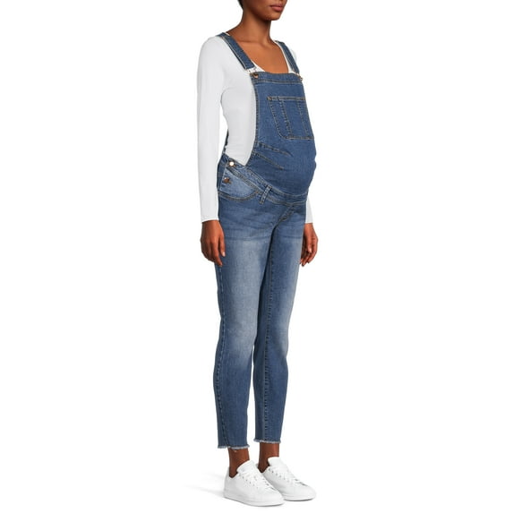 Time and Tru Maternity Denim Coveralls