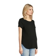 Time and Tru Maternity Essentials Easy Fit Basic Tee, Sizes S- XXL