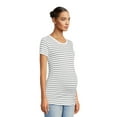 thumbnail image 1 of Time and Tru Maternity Essentials Short Sleeve Tee, Sizes S- XXL, 1 of 1